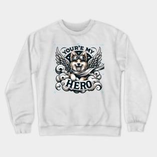 Hero Hound in Flight Crewneck Sweatshirt